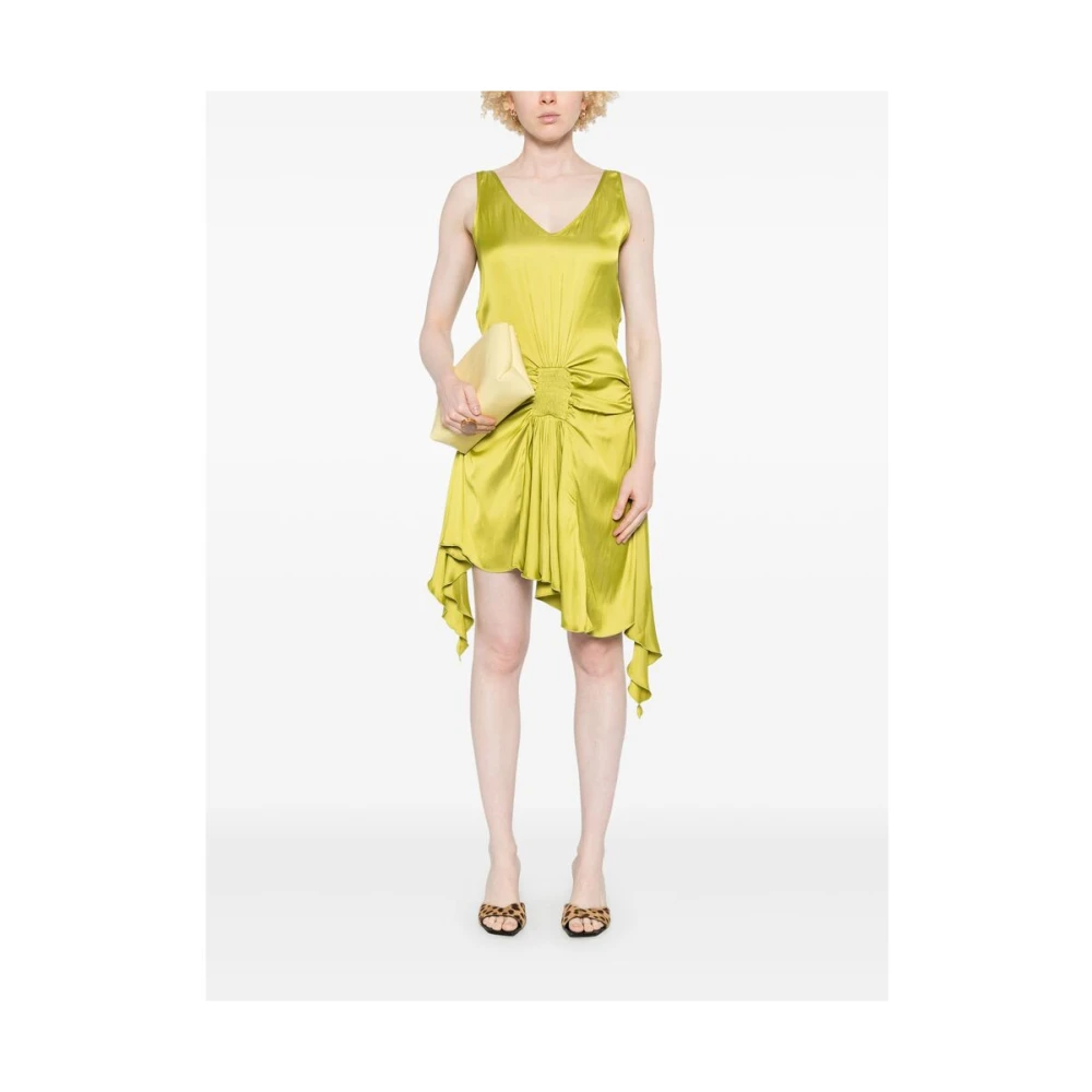 Siedrés Groene Avocado Asymmetrische Rok Green Dames