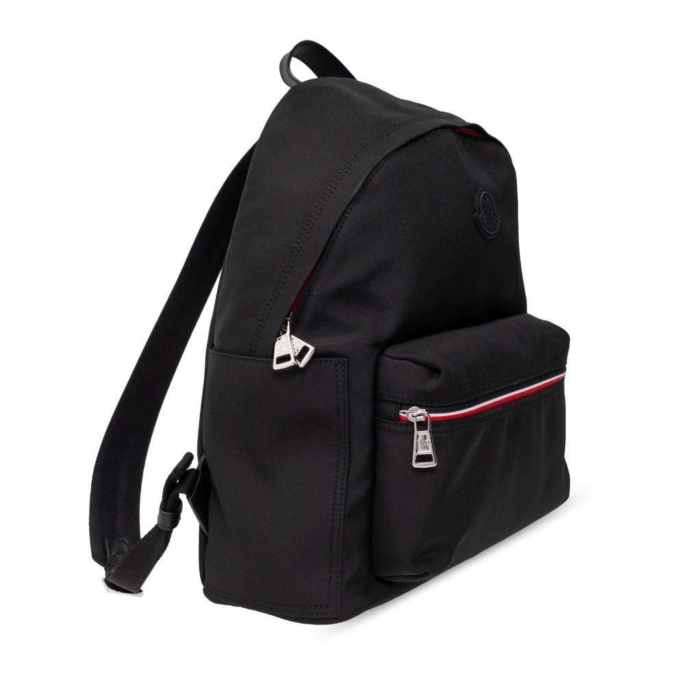 Moncler Rugzak met logopatch Black Heren