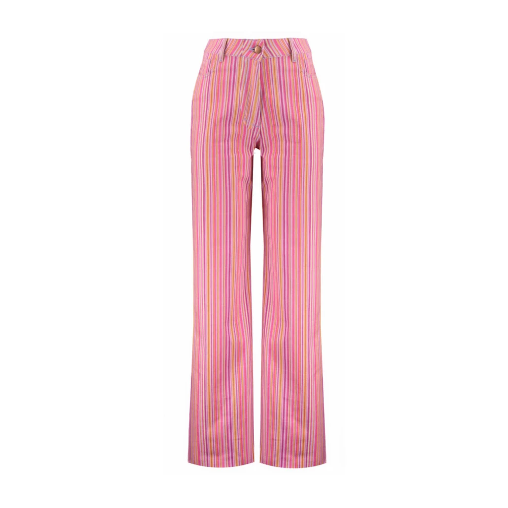 Harper & Yve Denim Jeans Yve-Pa Felice AOP Pink Dames