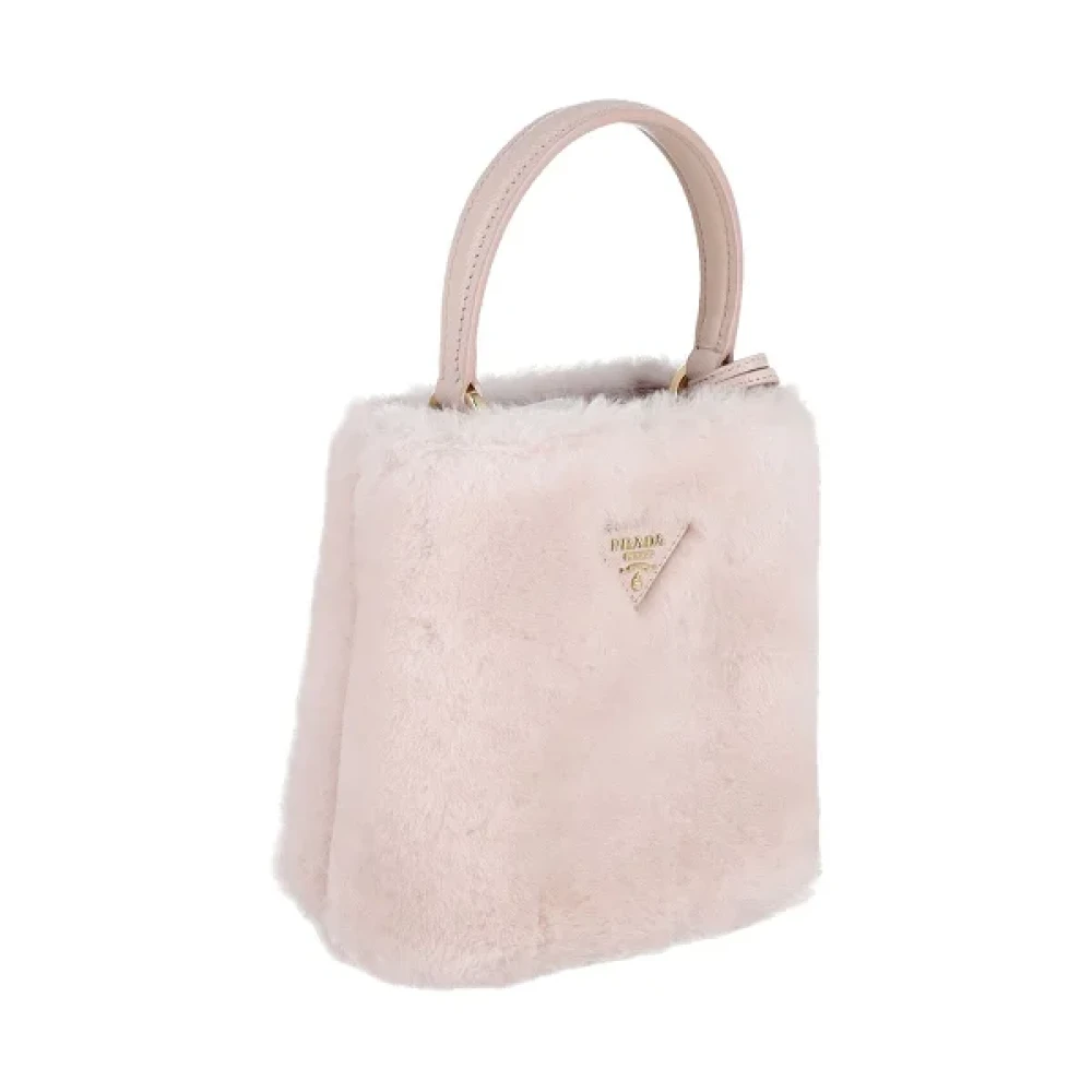 Prada Vintage Pre-owned Leather handbags Pink Dames