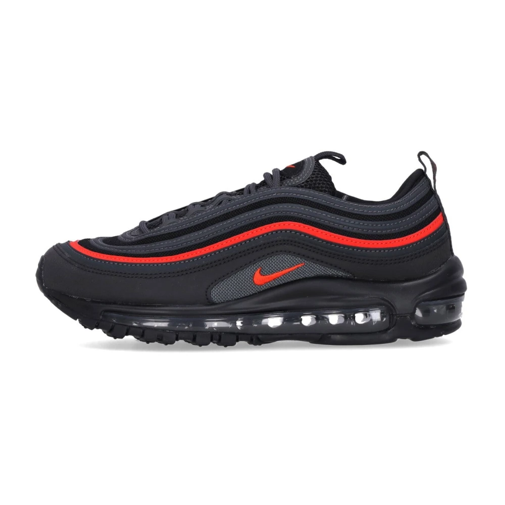 Nike Svart/Picante Röd Air Max 97 Sneakers Black, Herr