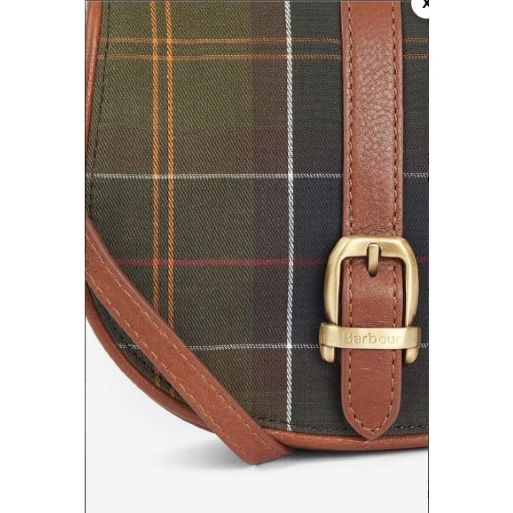 Barbour Katrine Tartan Leren Jas Multicolor Dames