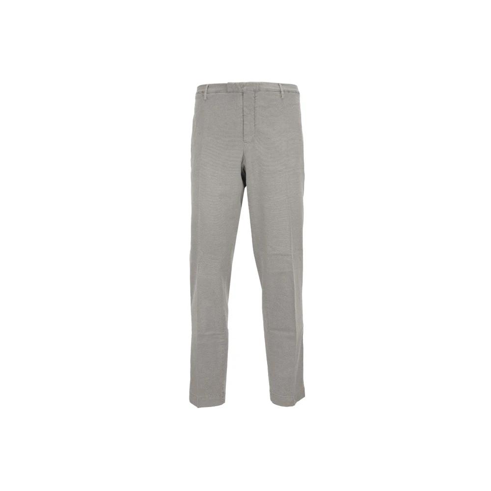 PT Torino Heren Broek met Knoopsluiting Gray Heren