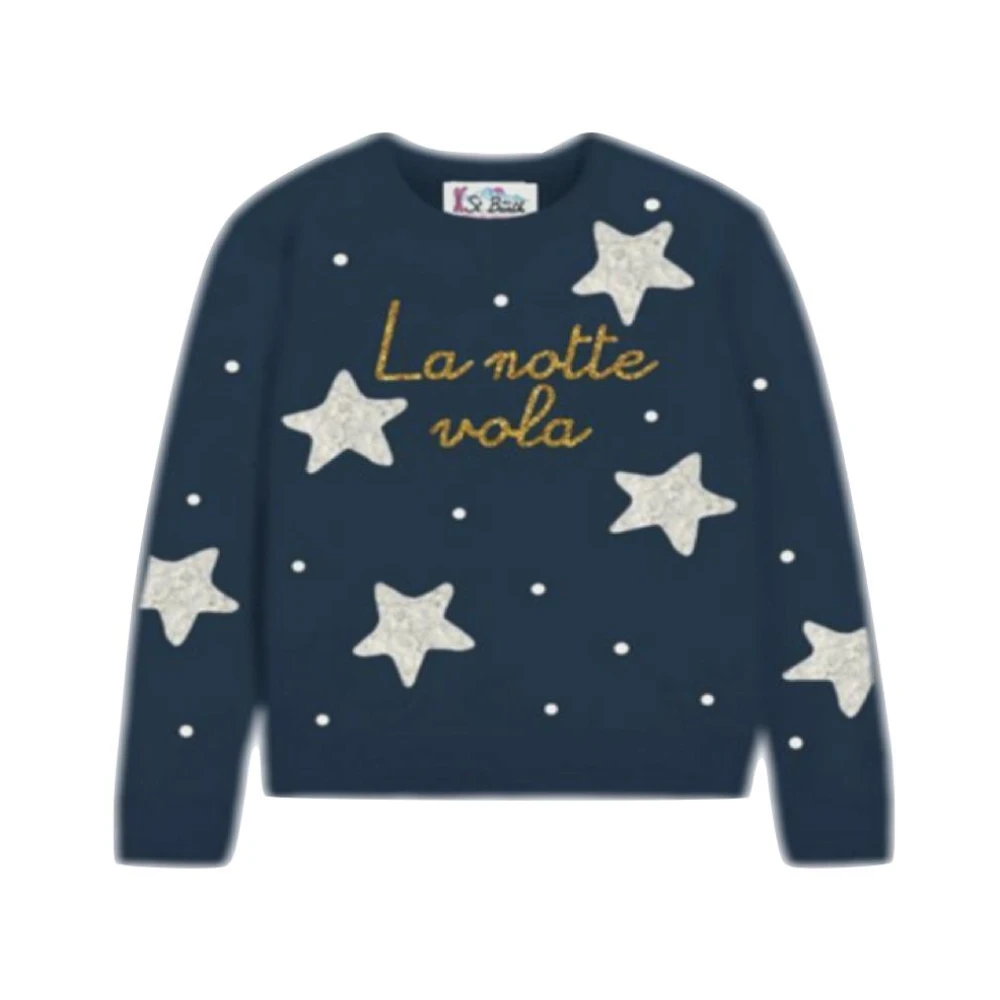 MC2 Saint Barth Dames Pullover Nachtelijke Hemel Blue Dames