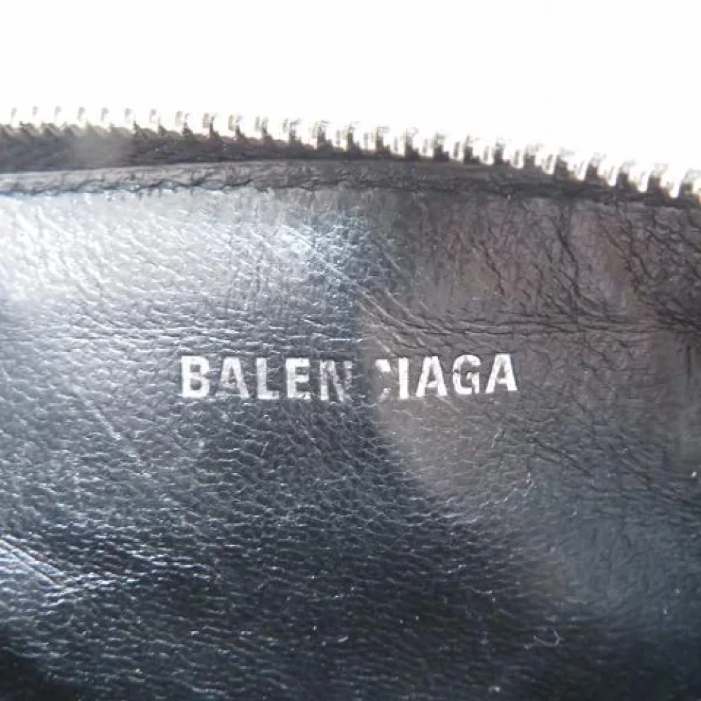 Balenciaga Vintage Pre-owned Leather wallets Black Dames