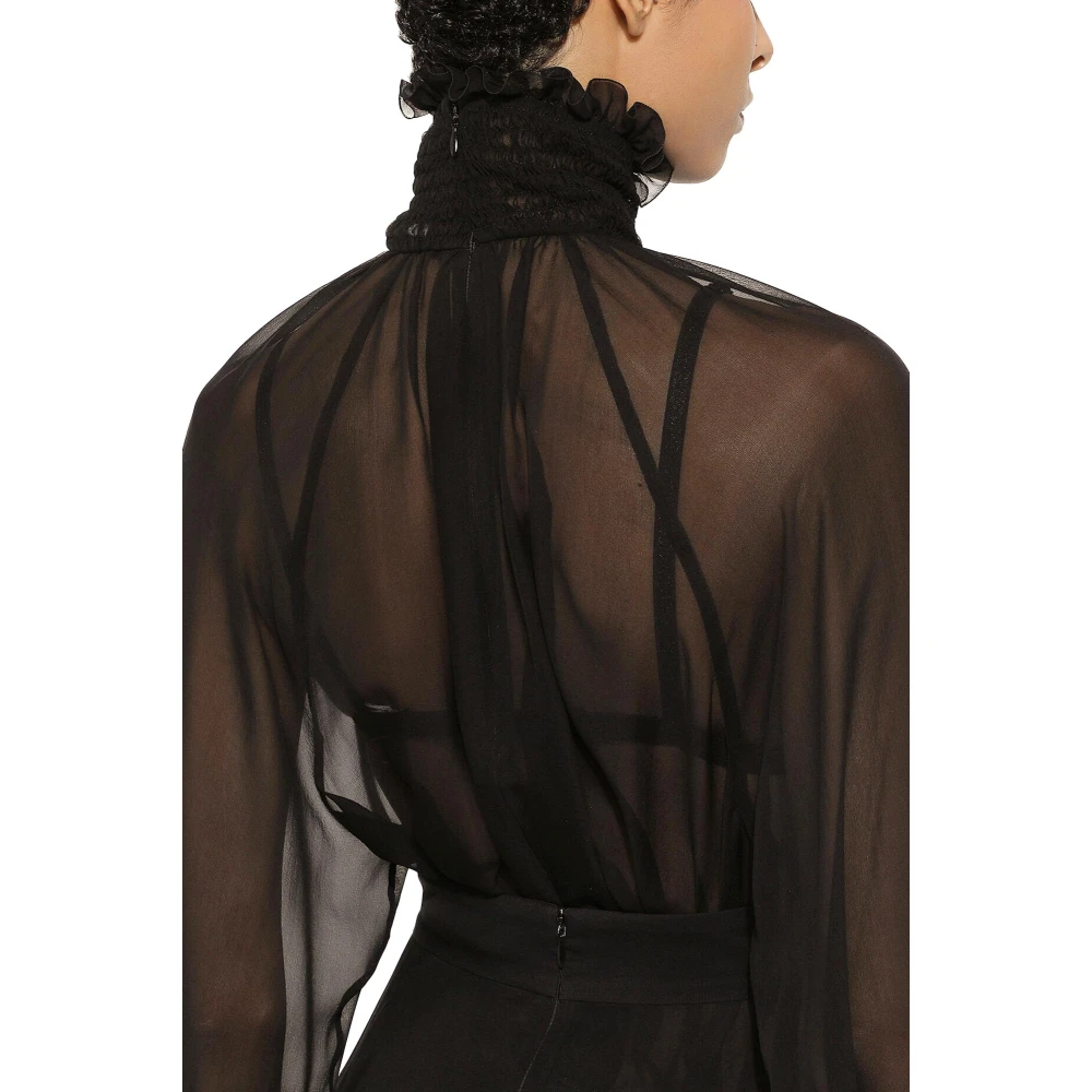 Dolce & Gabbana Zijden Top Black Dames