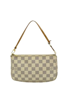 Pre-owned Damier Azur Pochette