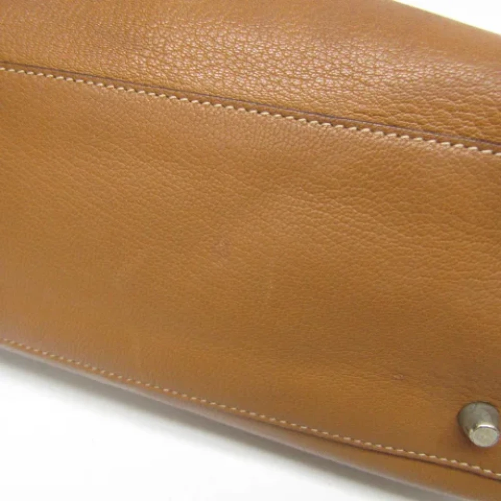 Prada Vintage Pre-owned Leather prada-bags Brown Dames