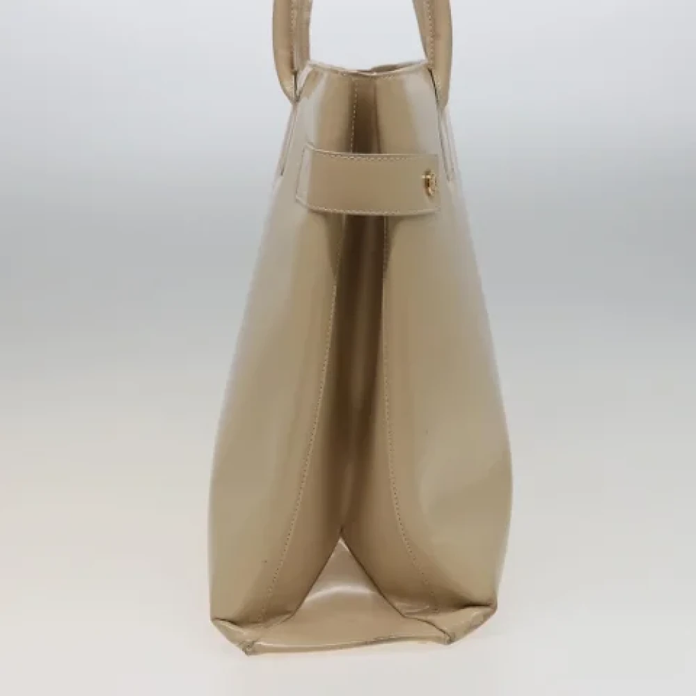 Gucci Vintage Pre-owned Coated canvas totes Beige Dames
