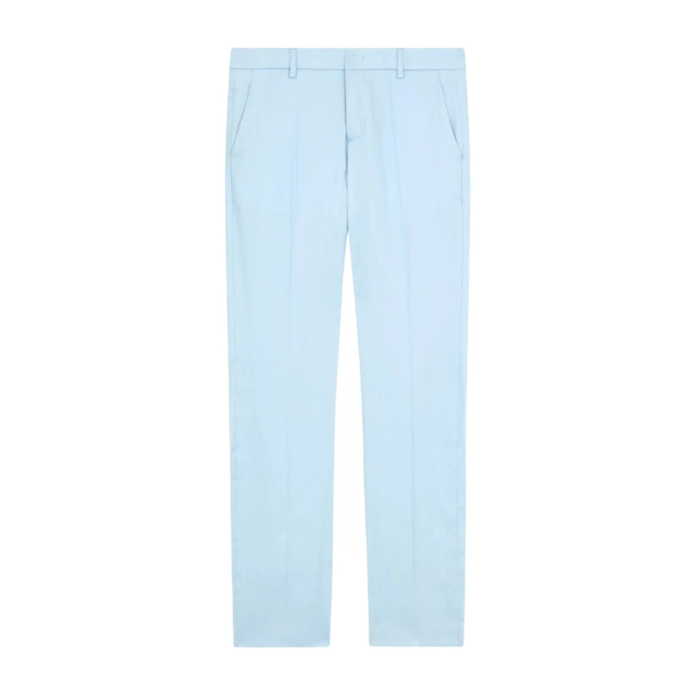 Dondup Women's Blue Straight Trousers, W28, Kasya Regular-Fit Chino Trousers