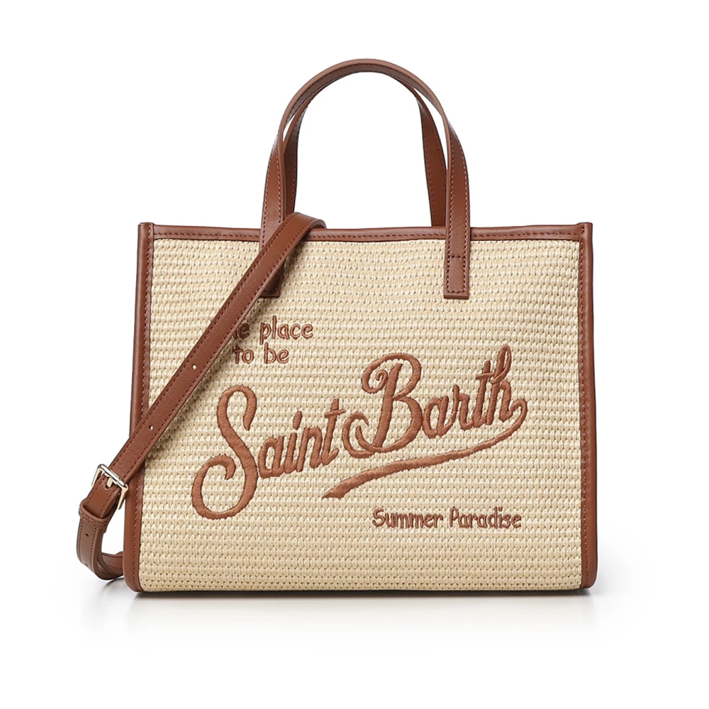 Mc2 Saint Barth Beige Shopping Bags, Female, One Size, Colette Handbag