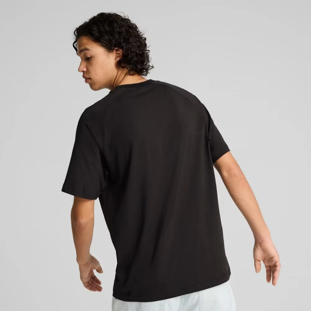 Puma Grafisch Relaxte T-Shirt Black Heren