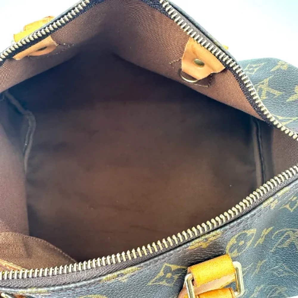 Louis Vuitton Vintage Pre-owned Cotton louis-vuitton-bags Brown Dames