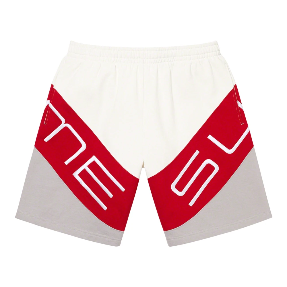 Supreme Witte Fleece Sweatshorts Limited Edition Multicolor Heren