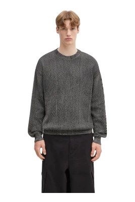 NO PROBLEMO Round-neck Knitwear Grå S