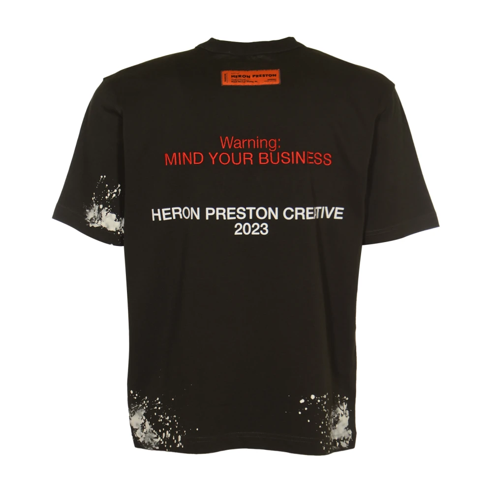 Heron Preston Beveiliging T-shirts en Polos Black Heren