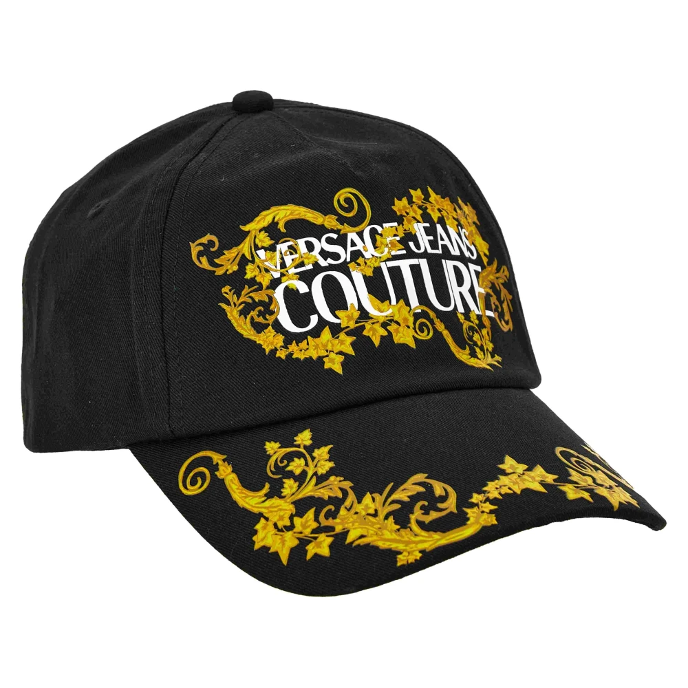 Versace Jeans Couture Men's Black Hats & Caps, One Size, Hats