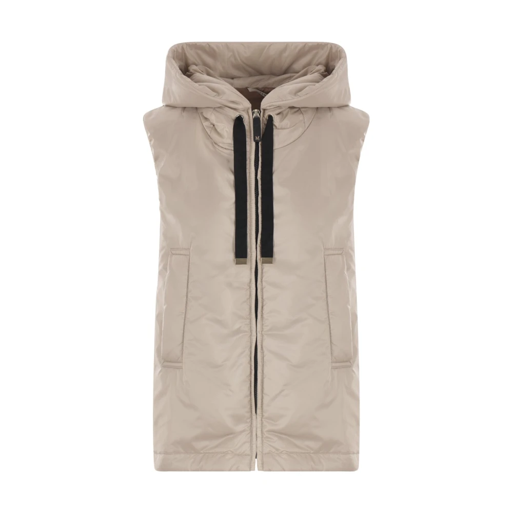 Max Mara Waterafstotende Hoodie Jas Brown Dames