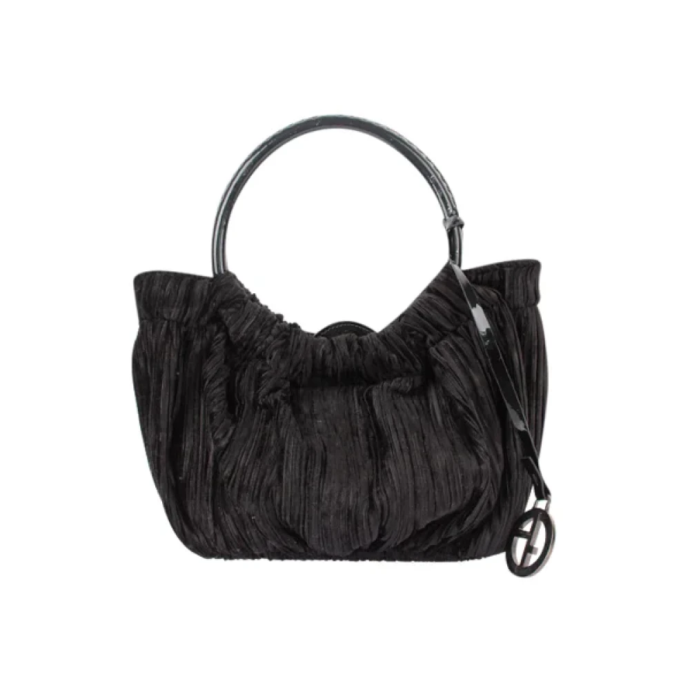 Armani Pre-owned Fabric handbags Black Dames