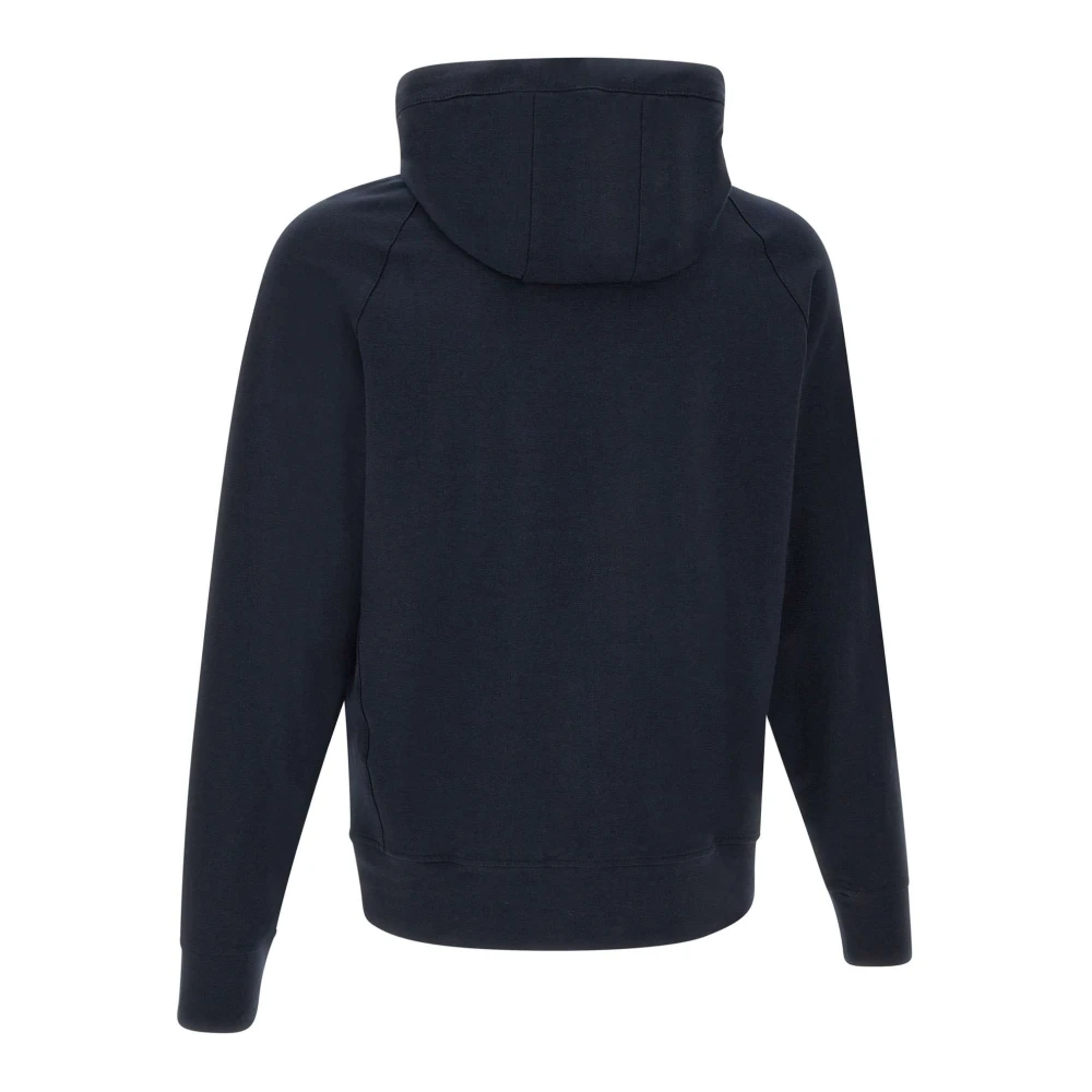 PAUL & SHARK Blauwe Hoodie met Rits Blue Heren