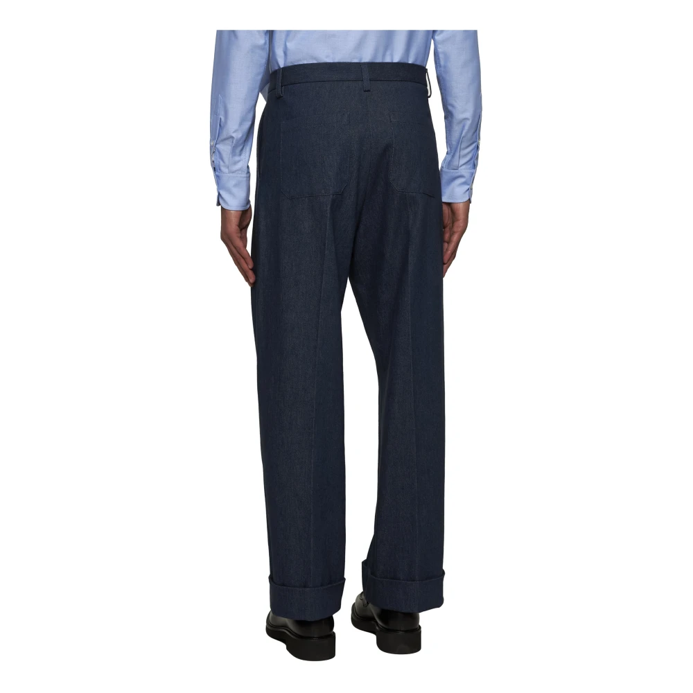 Valentino Stijlvolle Denim Jeans Blue Heren