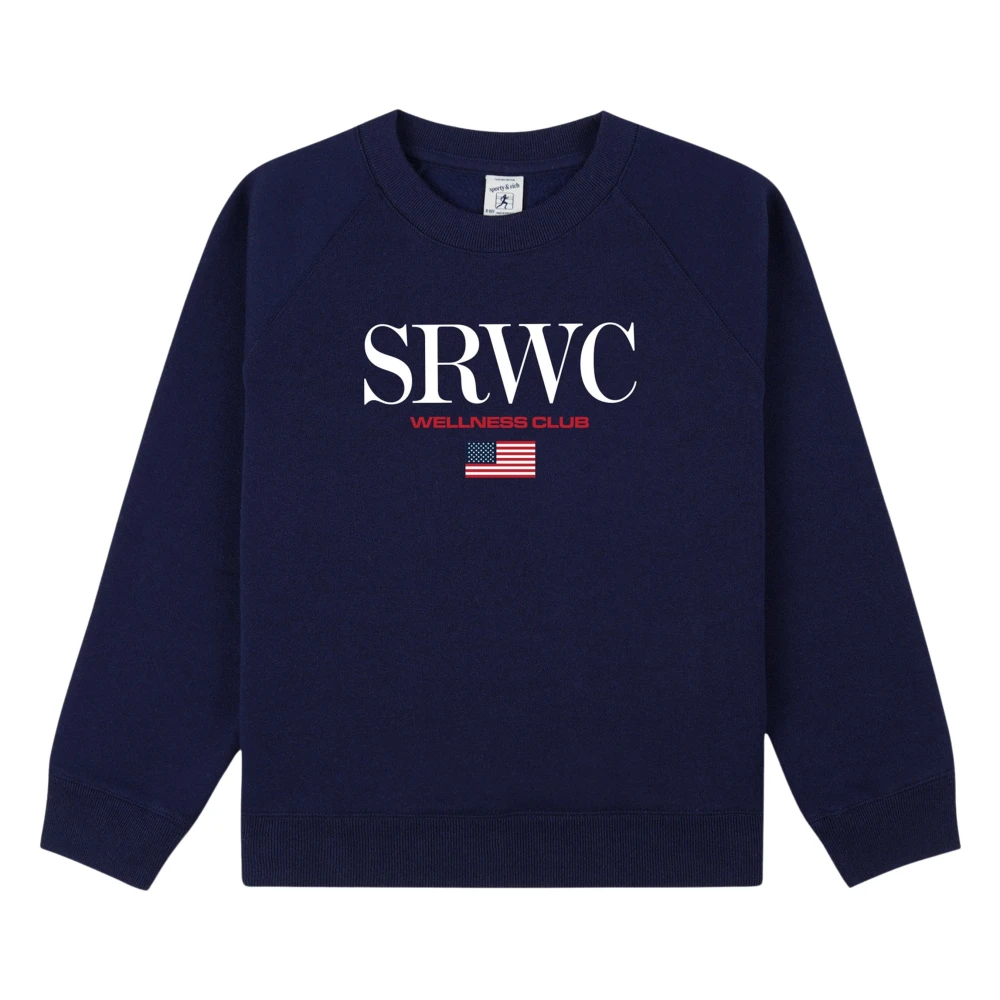 Sporty & Rich Unisex Blue Nautical Sweatshirt