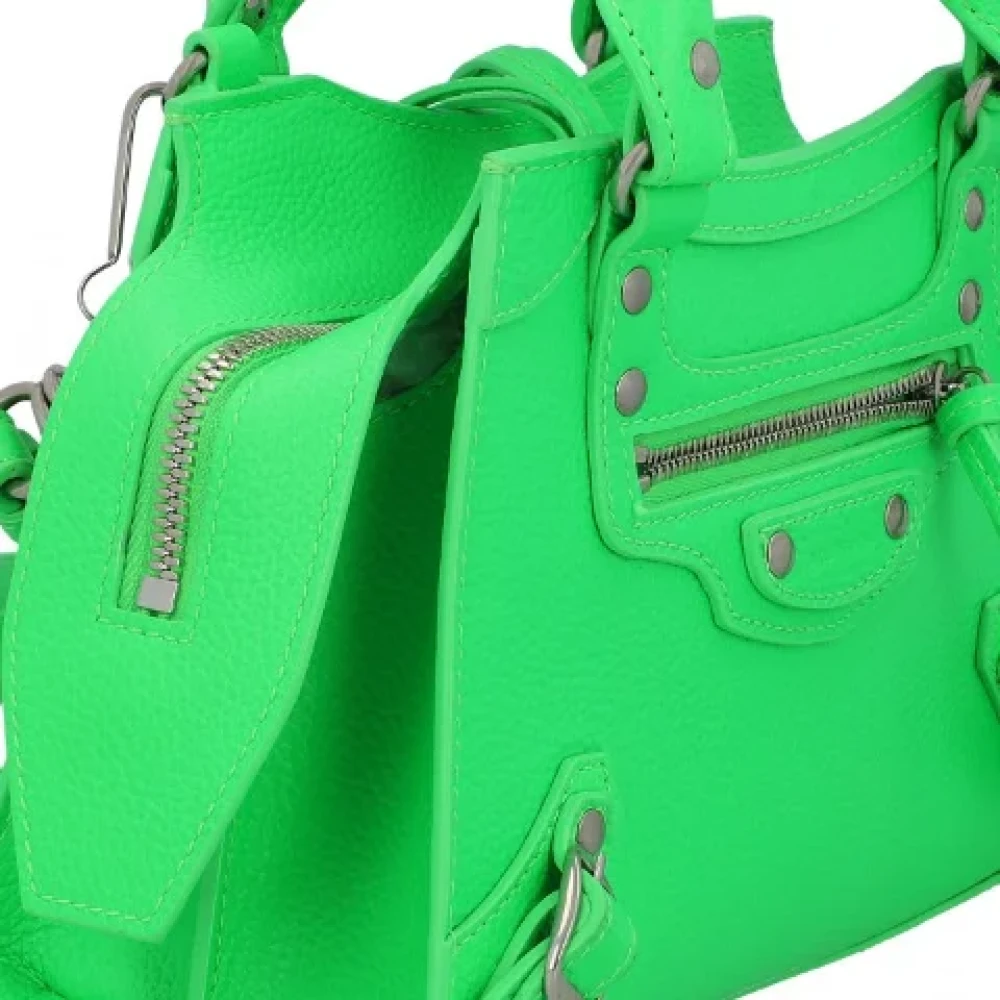Balenciaga Vintage Pre-owned Leather balenciaga-bags Green Dames