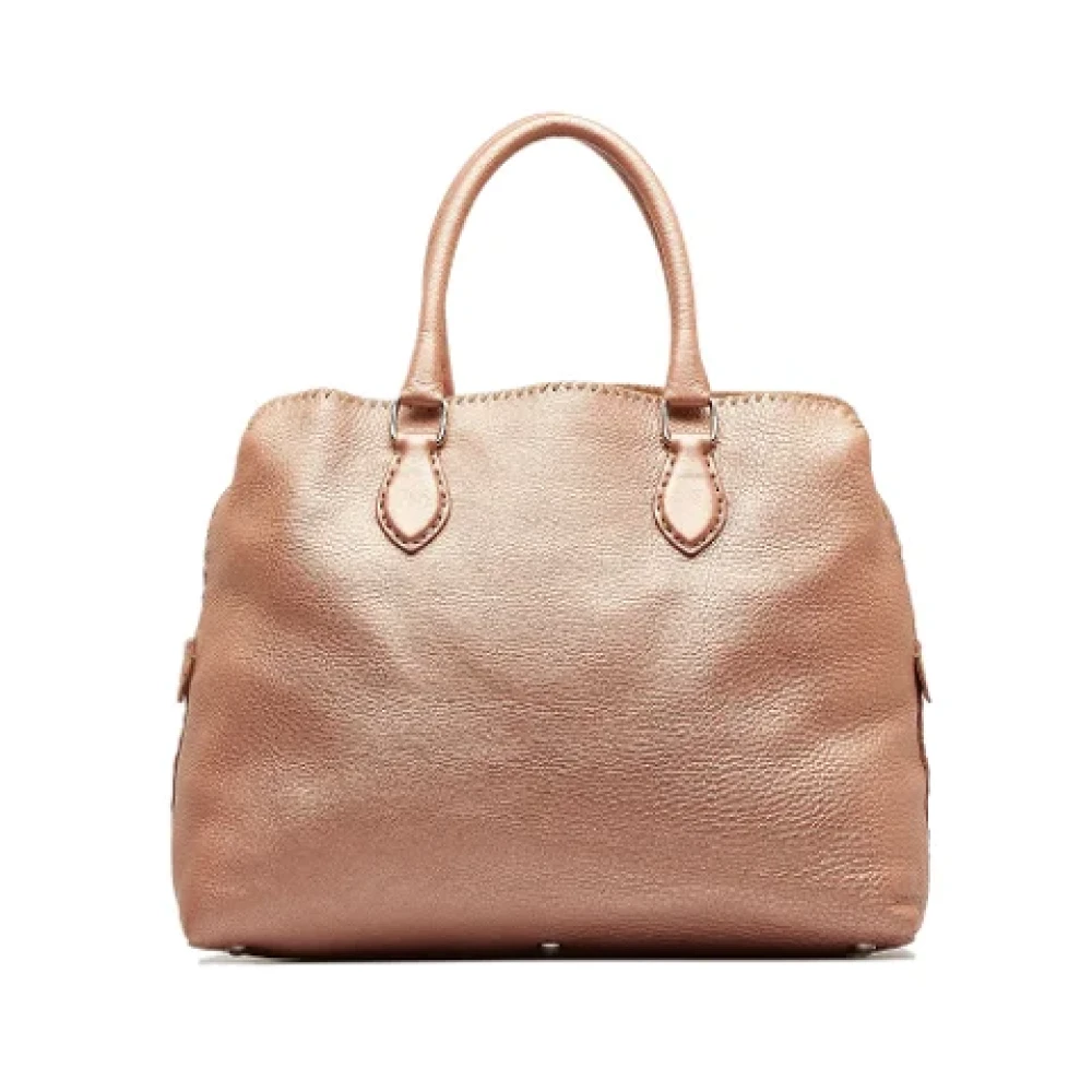 Fendi Vintage Pre-owned Leather fendi-bags Pink Dames