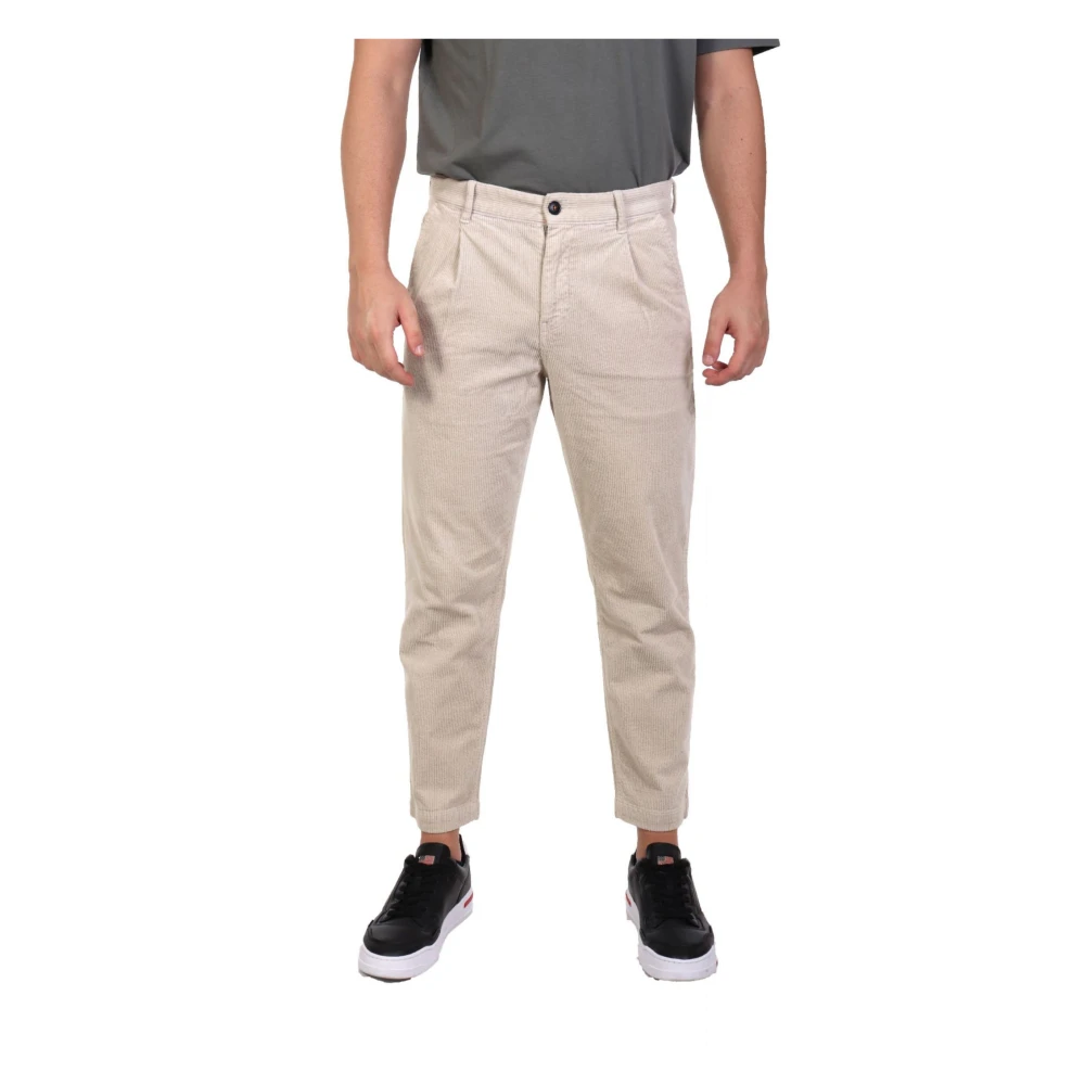 Hugo Boss Heren Chino Shyne Broek Beige Heren
