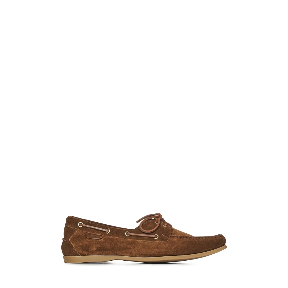 Tom Ford Men's Brown Suede Loafer Shoes