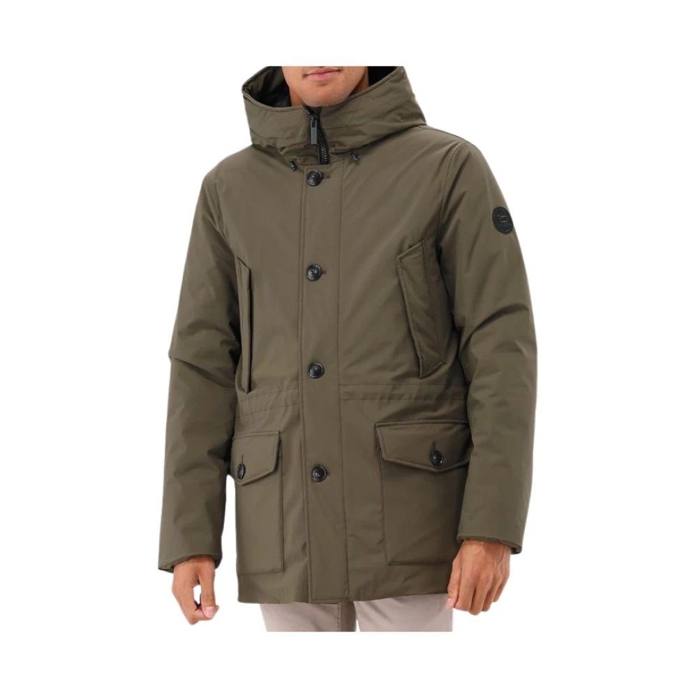 Woolrich Arctic Stretch Parka Grön Green, Herr