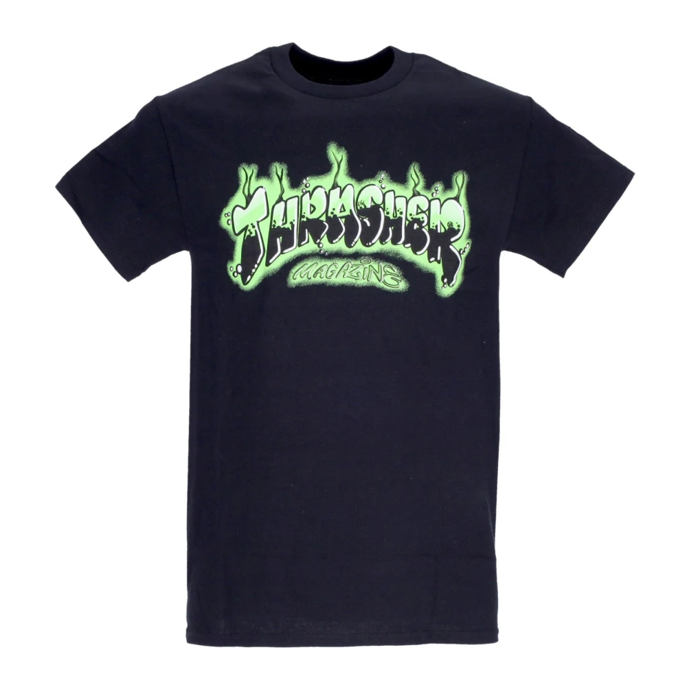 Thrasher Airbrush Tee Zwart Paars Black Heren