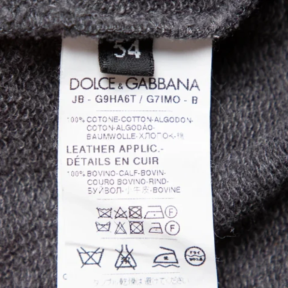 Dolce & Gabbana Pre-owned Fabric tops Gray Dames
