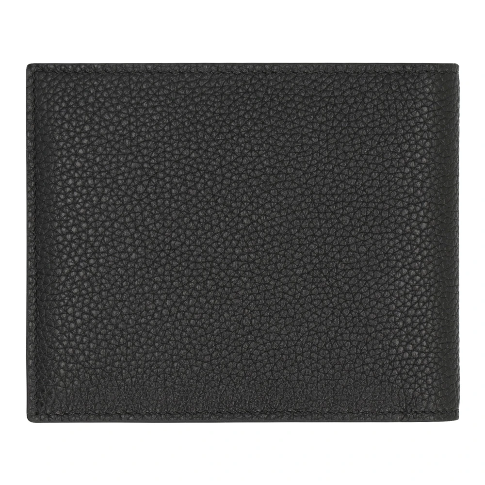 Balenciaga Klassieke Leren Portemonnee Black Heren