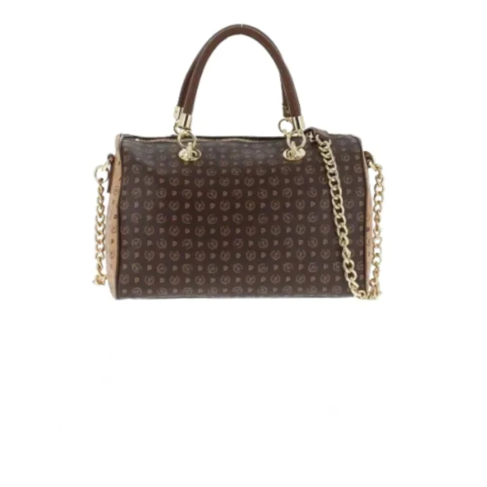 Pollini Vrouw Bruin Tassen Dames, One Size, Heritage Bauletto