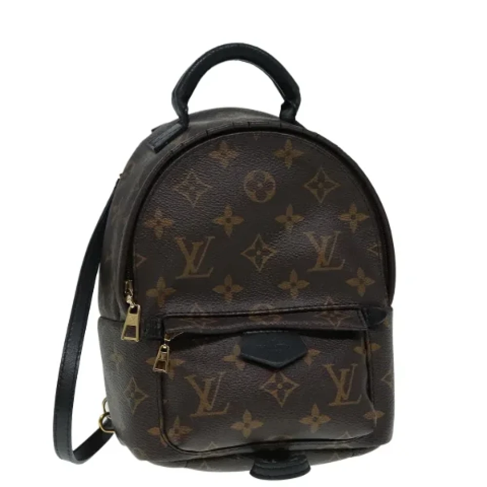 Louis Vuitton Vintage Pre-owned Canvas backpacks Brown Dames