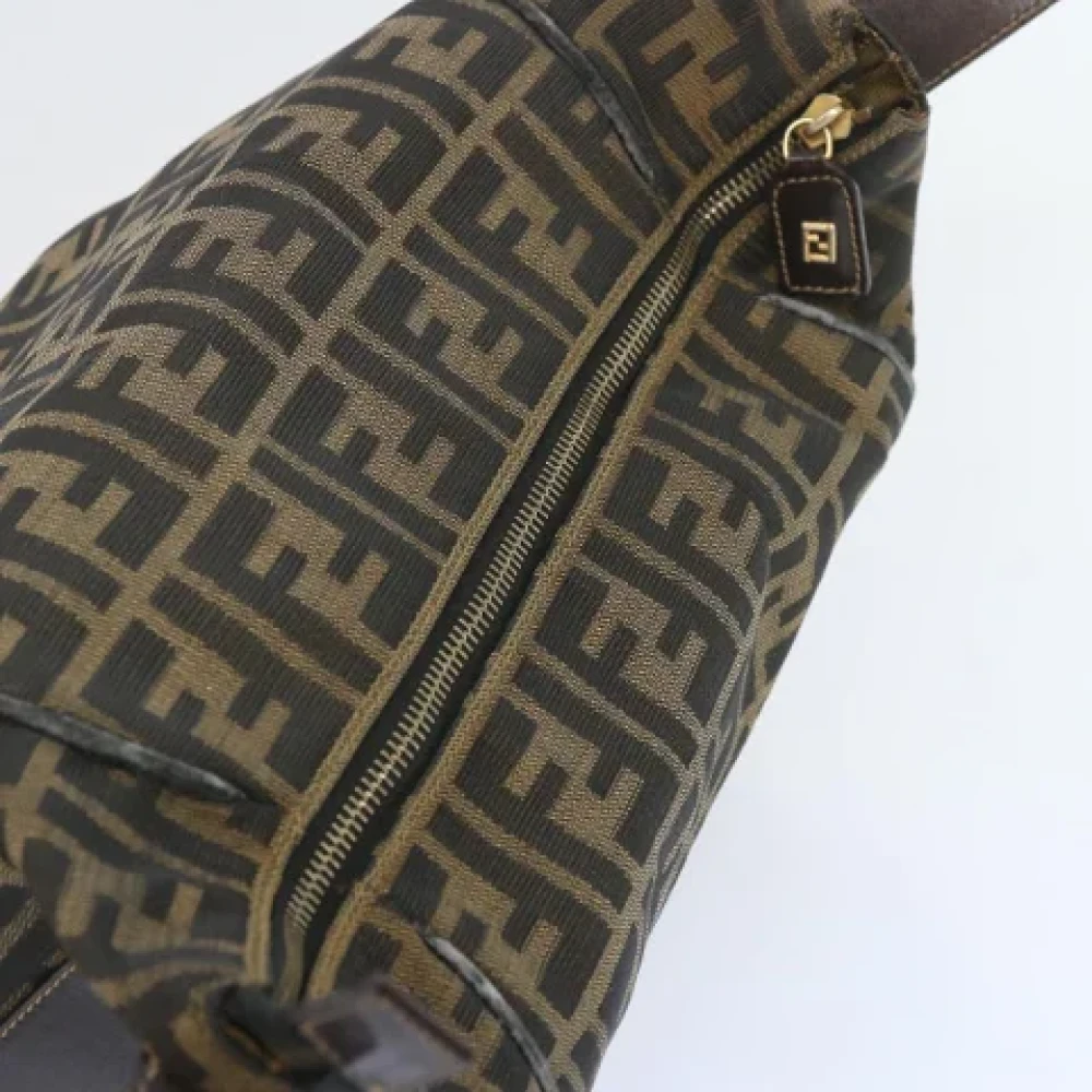 Fendi Vintage Pre-owned Canvas handbags Brown Dames