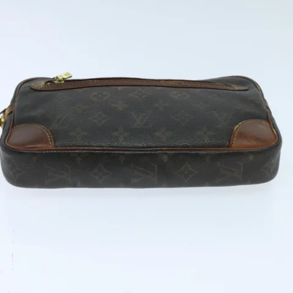 Louis Vuitton Vintage Pre-owned Canvas clutches Brown Dames