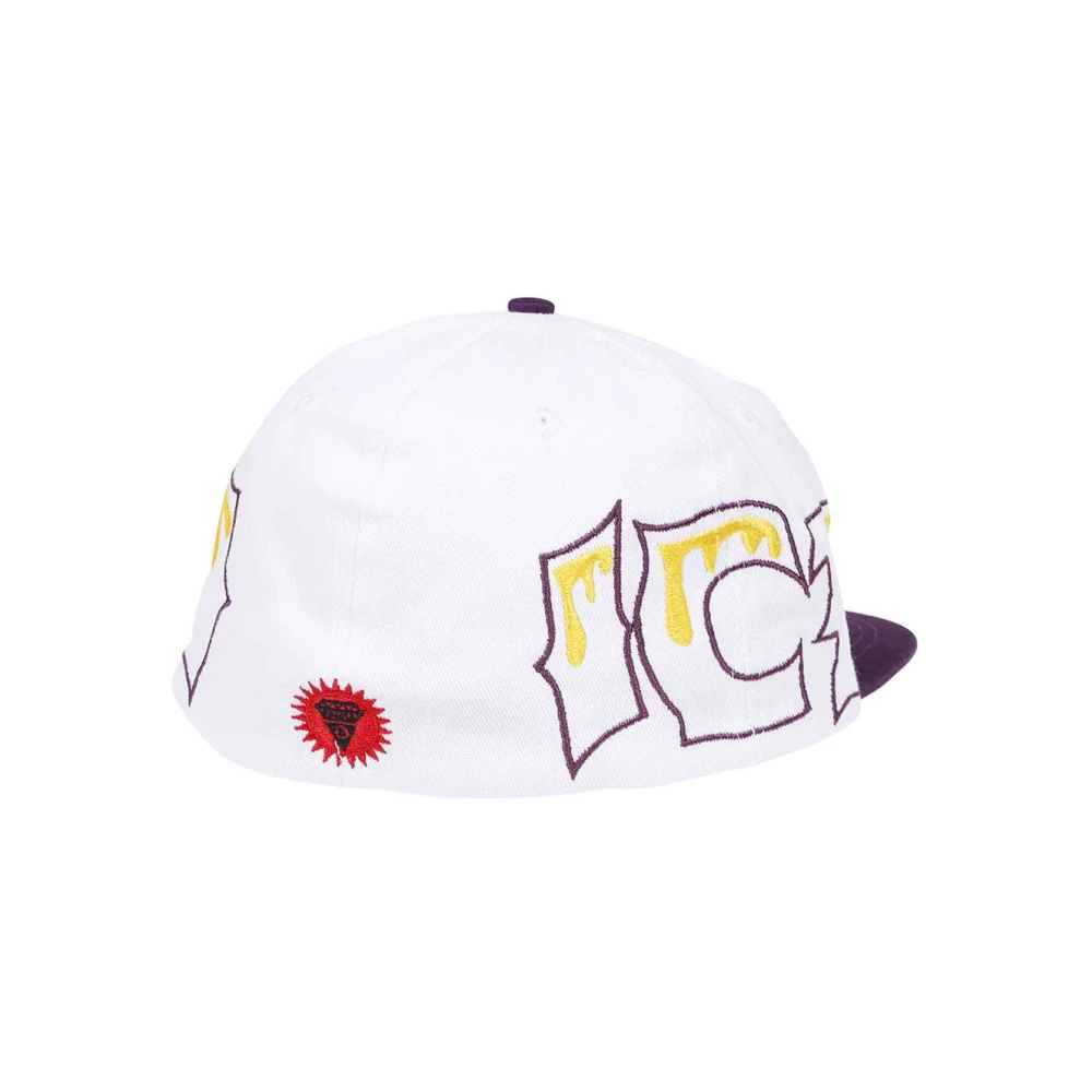 Icecream Baseballpet met platte klep White Heren