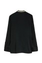 chemise-longue-avec-contraste-noir