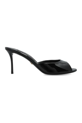 Keira mules i lackläder