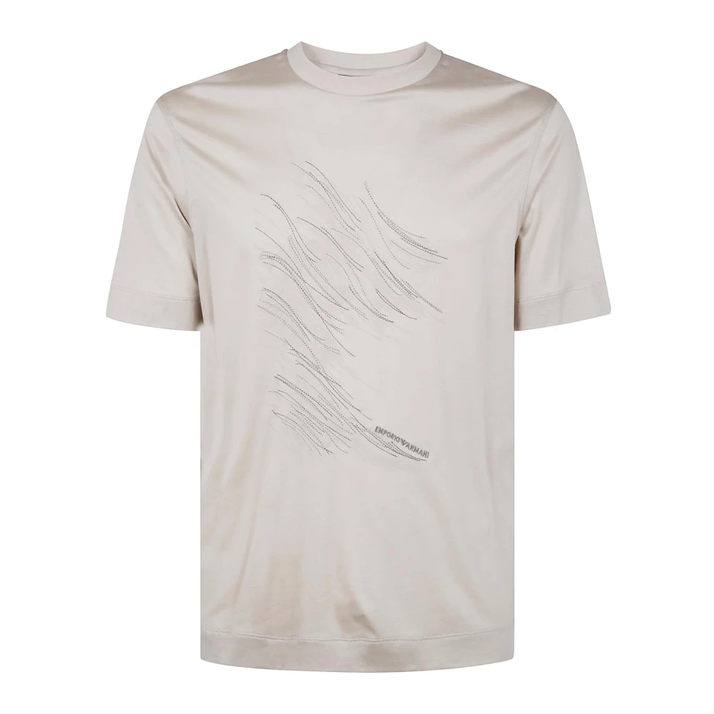 Emporio Armani Stijlvolle T-shirts en Polos Gray Heren