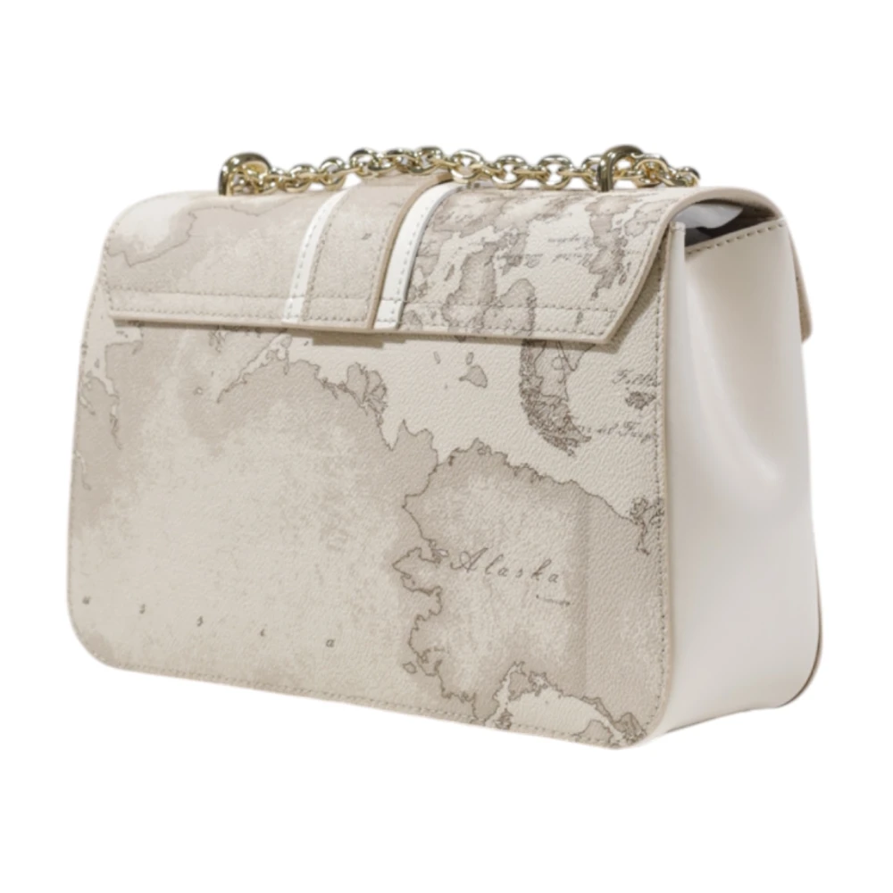 Alviero Martini 1a Classe Middelgrote damestas collectie in PVC Beige Dames