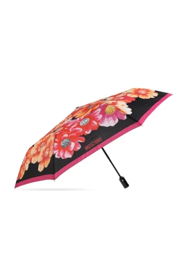 Vikbar paraply med blommotiv