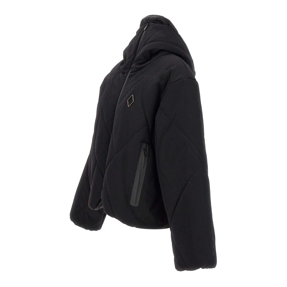 A-Cold-Wall Zwarte donsjas met diamantstiksels Black Heren