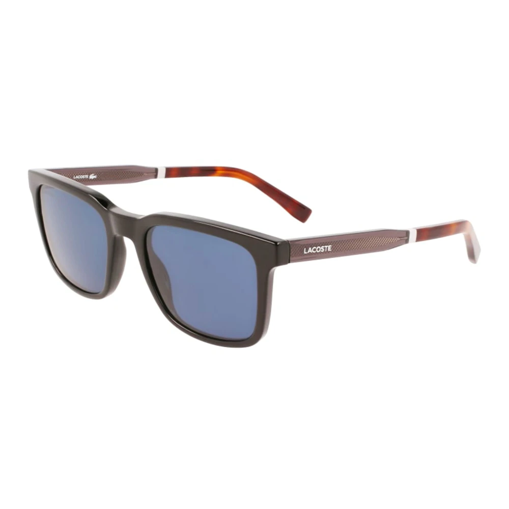 Lacoste Men's Brown Sunglasses, 53 Mm, Black/ Shaded Sunglasses