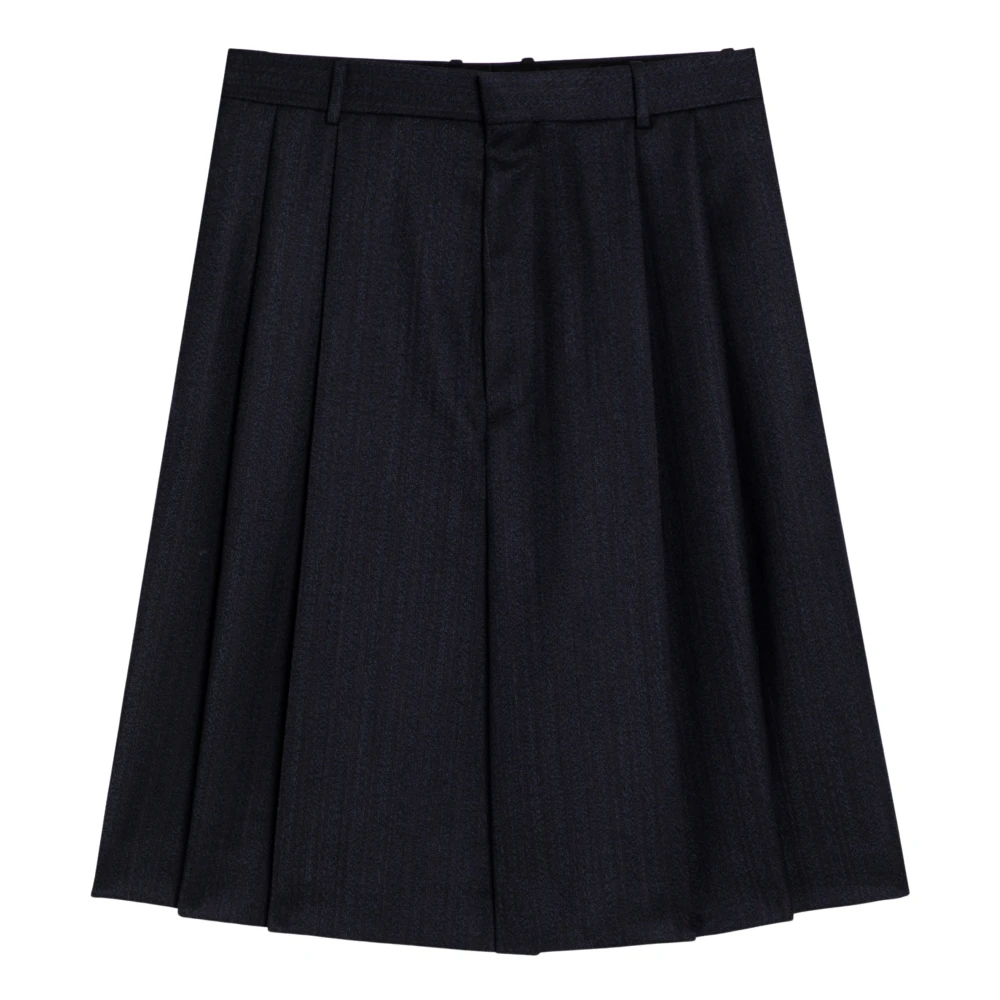 Bottega Veneta Korte Bermuda Shorts voor Mannen Blue Dames