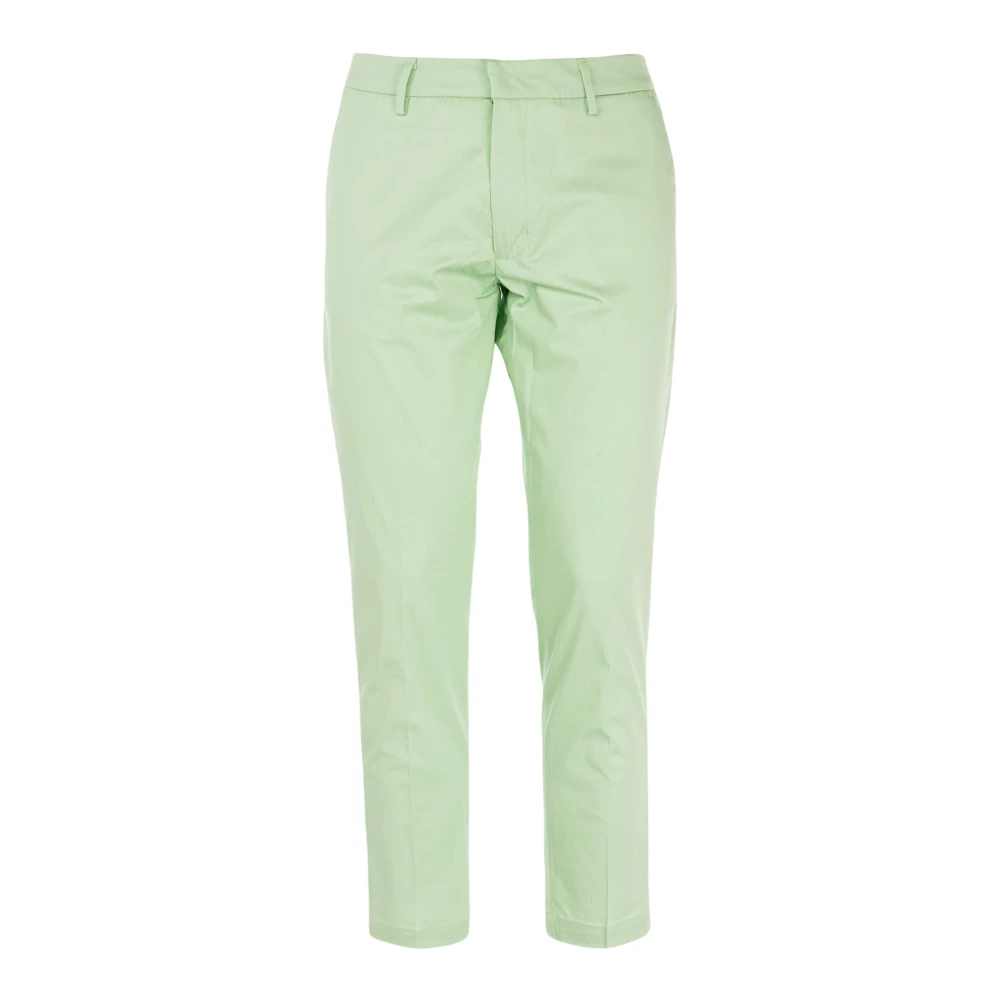 Liu Jo Elegante katoenen chino broek Green Heren