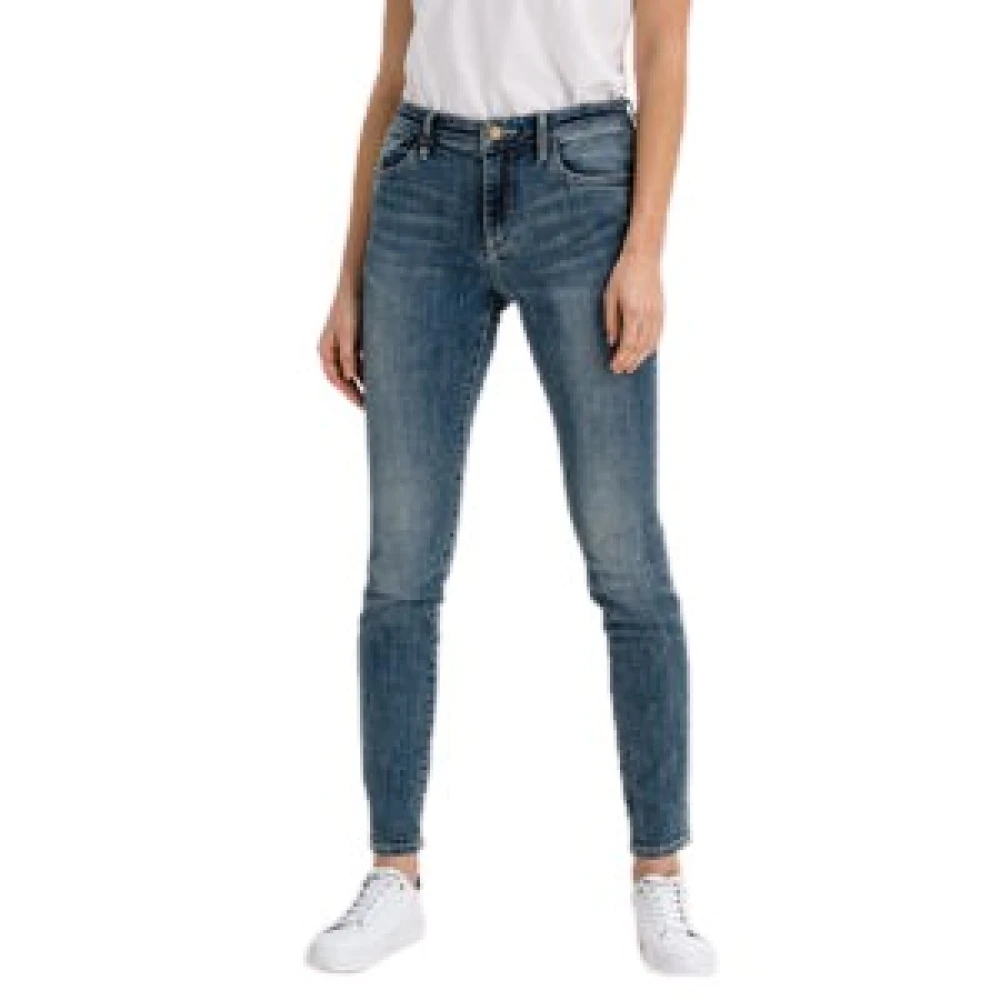 Armani Exchange Vrouw Blauw E Denim Skinny Fit Broek