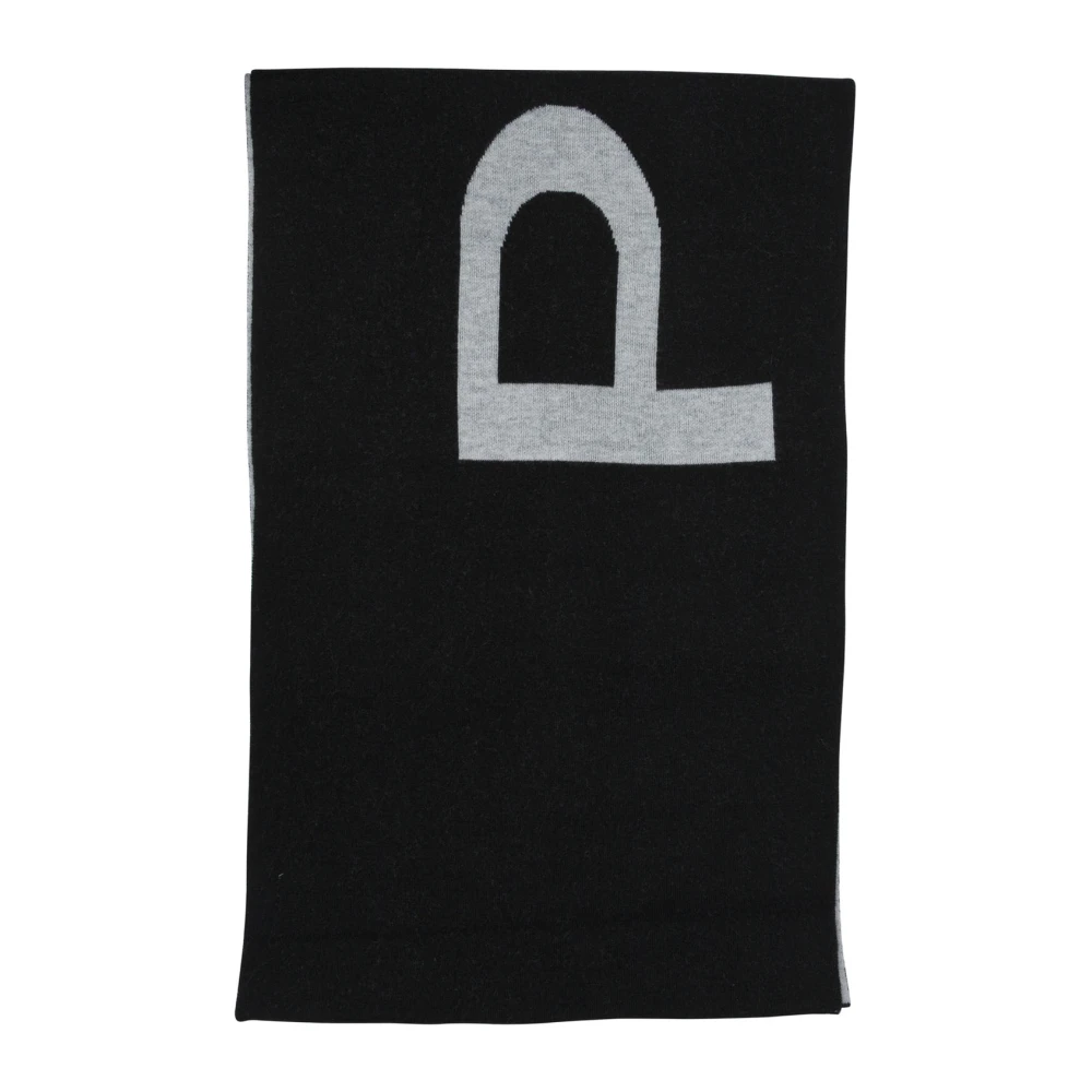 Pinko Serbia Scarf - Female - Winter Scarves - Black - One Size - Accessories - Image 3